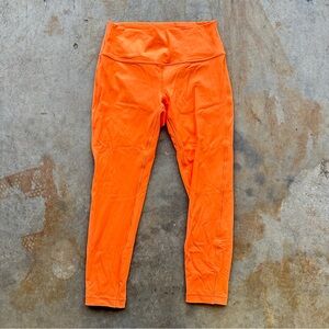 lululemon athletica Vibrant Orange Leggings